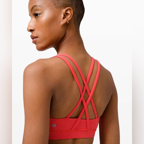 Lululemon Athletica Bold Red Sports Bra - Picture 3 of 9